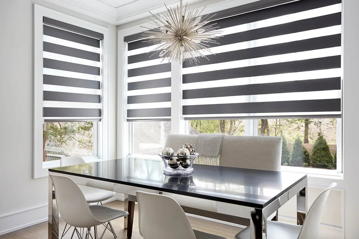 Cortina Zebra Blackout a medida