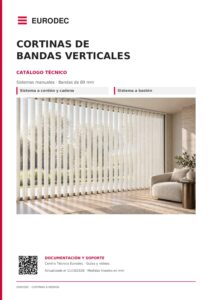 Catálogo técnico del sistema para Bandas Verticales South Beach