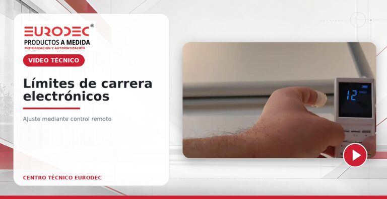 Portada del video técnico para regular los límites de carrera electrónicos del SHAMAN 35E